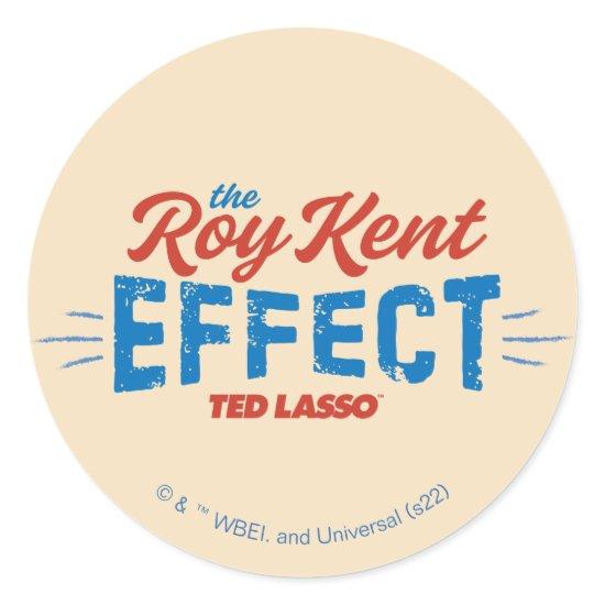 Ted Lasso | The Roy Kent Effect Vintage Graphic Classic Round Sticker