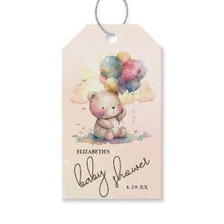 Teddy Bear Baby Shower Gift Tags