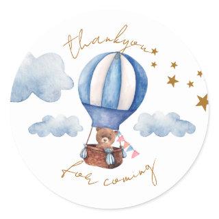 Teddy Bear Thankyou For Coming Classic Round Sticker