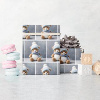 Teddy Bear With Scarf And Hat