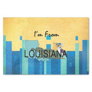 TEE I'm from Louisiana Tissue Paper