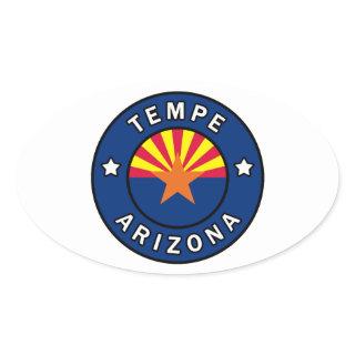 Tempe Arizona Oval Sticker