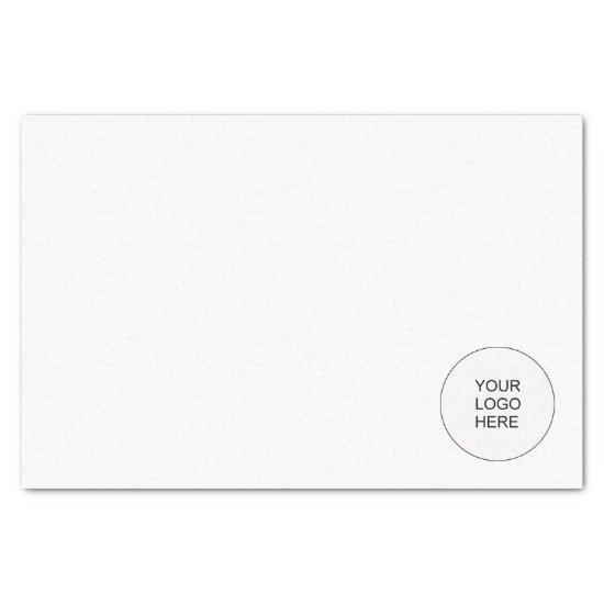 Template Promotional Upload Business Logo Here Tissue Paper