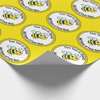 Template Yellow and Black Bee Business