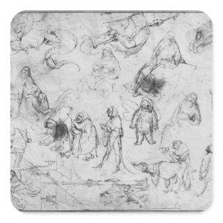 Temptation of St. Anthony Square Sticker