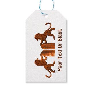 Ten Commandments and Lions Gift Tags