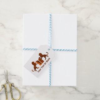 Ten Commandments and Lions Gift Tags