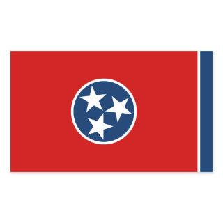 Tennessee State Flag Rectangular Sticker
