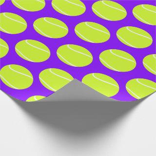 Tennis Balls Custom Background Color Sports Party