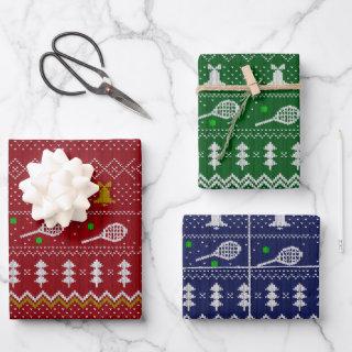 Tennis Christmas Sweater Knitted Pattern Xmas   Sheets