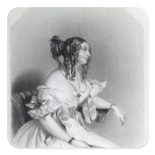 Teresa, Contessa Guiccioli Square Sticker