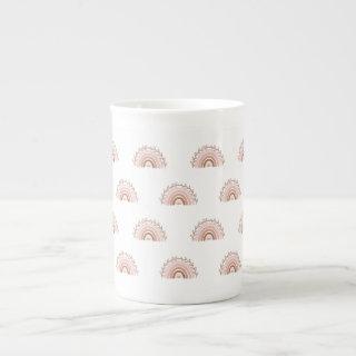 Terracotta Boho Rainbow, Dusty Pink  Mug