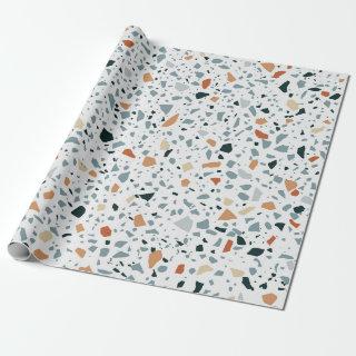 Terrazzo floor marble seamless hand crafted patter