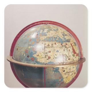 Terrestrial Globe, showing the Indian Ocean Square Sticker
