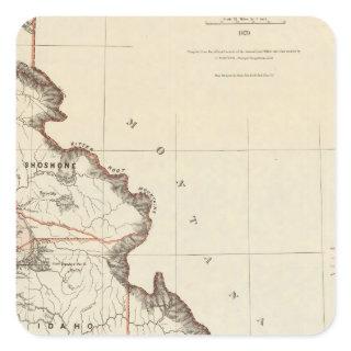 Territory Of Idaho Square Sticker