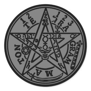 TETRAGRAMMATON CLASSIC ROUND STICKER