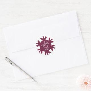 Texas A&M Aggies Holiday Classic Round Sticker