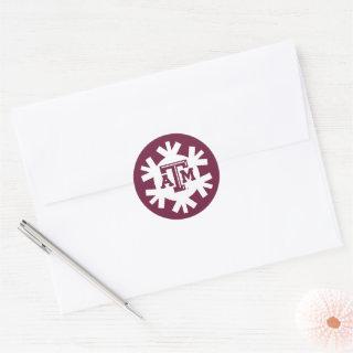 Texas A&M Aggies Holiday Classic Round Sticker