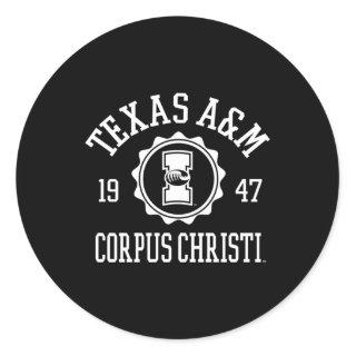 Texas Am Corpus Christi Islanders Stamp Classic Round Sticker