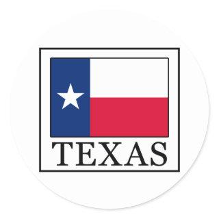 Texas Classic Round Sticker