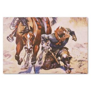 “Texas Cowboy” by Stanley L Wood Tissue Paper