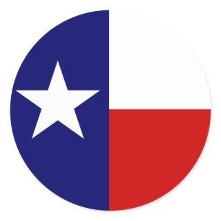 Texas Flag Lone Star State Travel Circle sticker