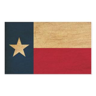 Texas Flag Rectangular Sticker