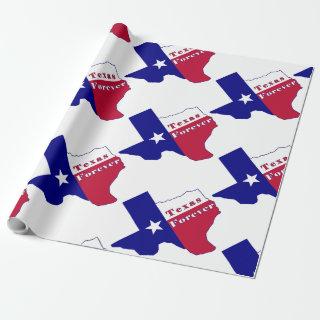 Texas Forever Flag Map