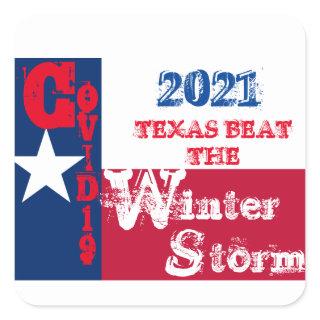TEXAS ROCKS SQUARE STICKER