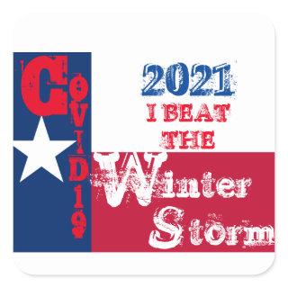 TEXAS ROCKS SQUARE STICKER