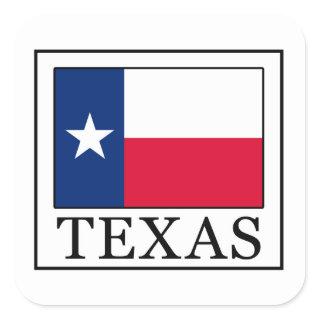 Texas Square Sticker