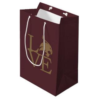 Texas State University Love Medium Gift Bag