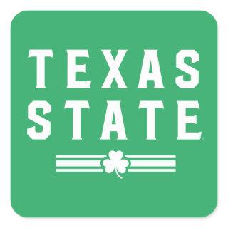 Texas State University | St. Patrick's Day Square Sticker