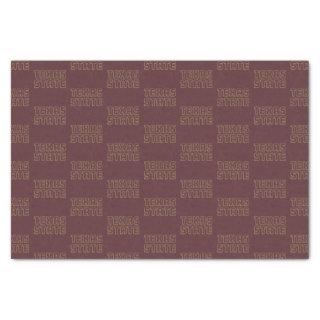 Texas State Word Mark Tissue Paper