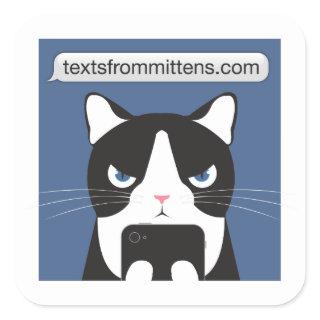 Texts from Mittens Sticker