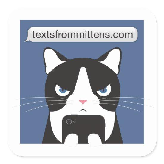 Texts from Mittens Sticker