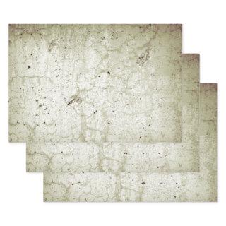 Texture Monochrome Beige Vintage Rustic Decoupage  Sheets