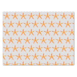 Textured Wave Starfish Pattern Tissue Paper