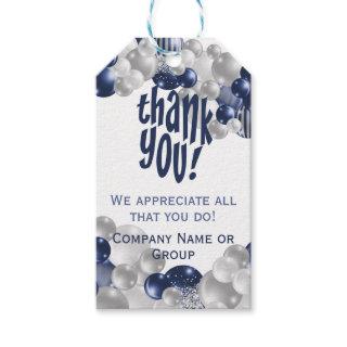 Thank You Appreciation Balloons Gift Tags