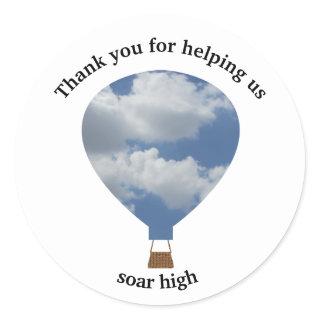 Thank You Employee Recognition Appreciation Classic Round Sticker