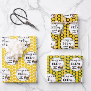 thank you for bee-ing a great teacher gift  sheets
