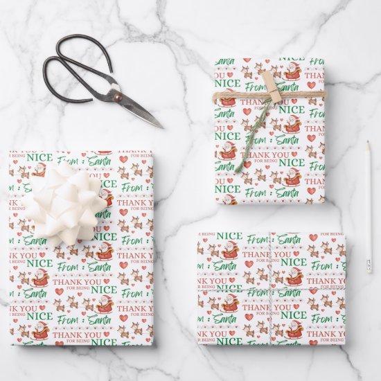 Thank You For Being Nice Wrapping Sheets