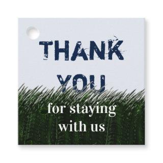Thank You Green Grass and Sky Guest Appreciation Favor Tags