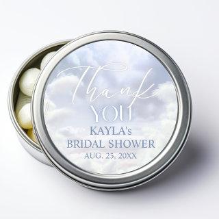 Thank You On Cloud Nine 9 Pampas Bridal Shower Classic Round Sticker