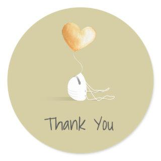 Thank You - the Coronavirus Edition Classic Round Sticker