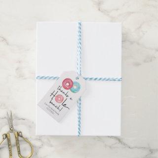 Thanks A Hole Bunch Donut Themed Gift Tags