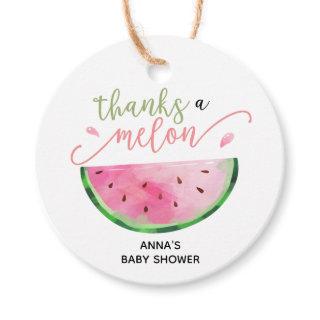 Thanks a Melon Watermelon Thank you Favor Tags