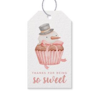 Thanks For Being So Sweet Snowman Gift Tag