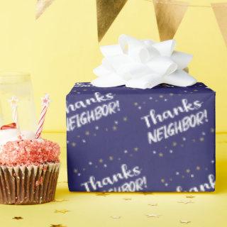 Thanks Neighbor! with Stars