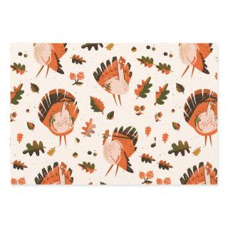 Thanksgiving Happy Turkey Day pattern gift  Sheets